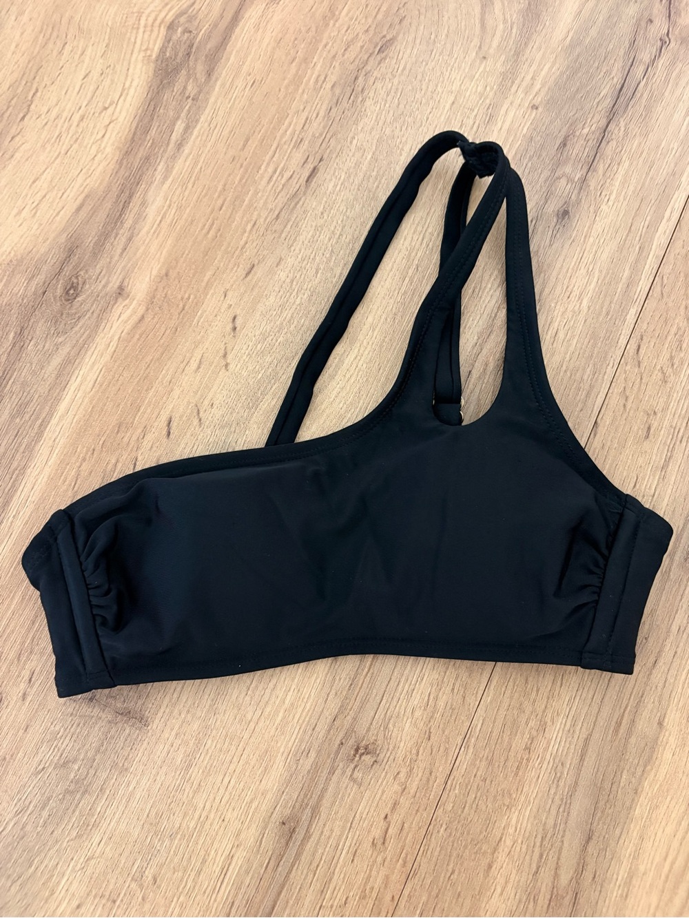 Xhilaration Junior Black Asymmetric Bikini Top